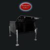 Black powder coated dual cab jack off canopy with full dog box - Image 7