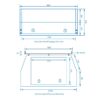 White powder coated dual cab canopy - Image 6