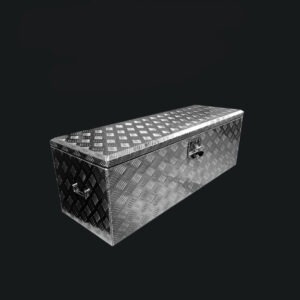 Rectangle aluminium checker plate tool box