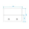 Aluminium Part Ute Tray Canopy 1100x1770x860 - Image 3