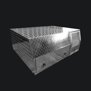 Space Cab Part Tray Canopy with Full Dog Box Combo