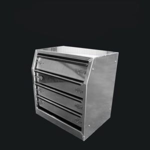 Upright 4 Drawer Unit 600x430x620 Tool Box