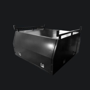 Black Powder Coated Dual Cab Canopy